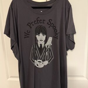 Torrid Gray Wednesday ‘We Prefer Spooky' Short Sleeve Tee